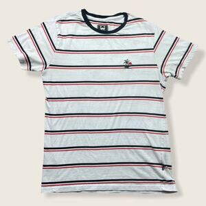 Westy Striped Sunset Beach T Shirt